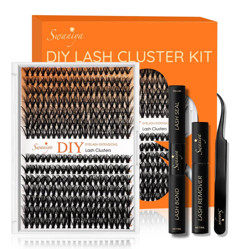 DIYまつげエクステンションクラスター
